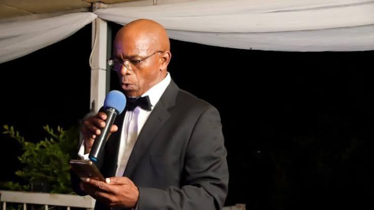 Rapula Modibane speaking at an event